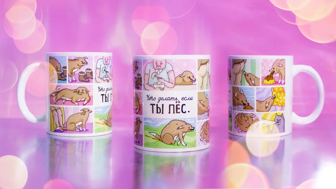 Кружка ШКЯ Что делать, если ты пёс
