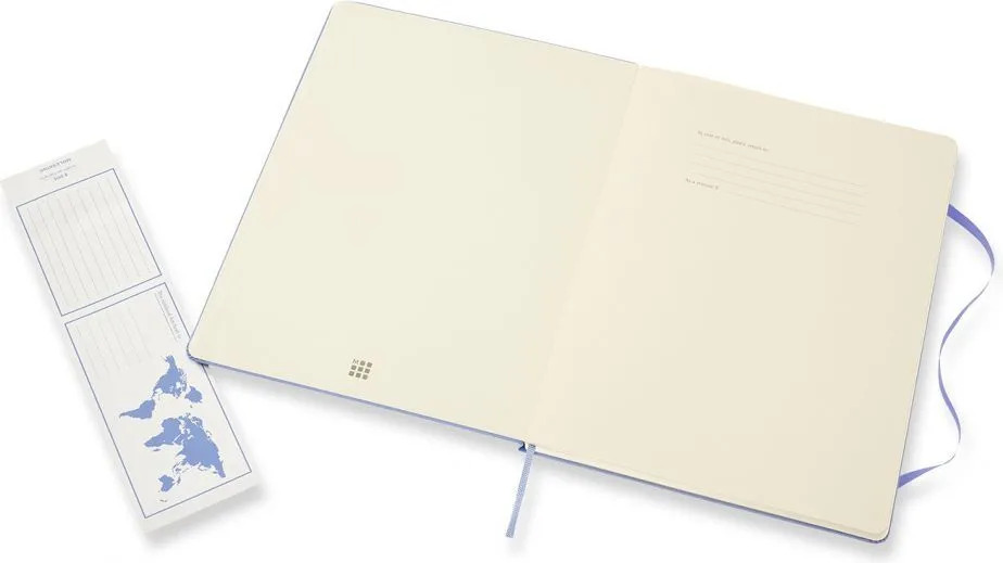 Записная книжка Classic XLarge (нелинованный) голубая гортензия