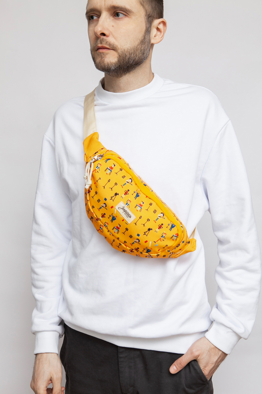 Сумка на пояс Запорожец Assa (Желтый (Yellow)