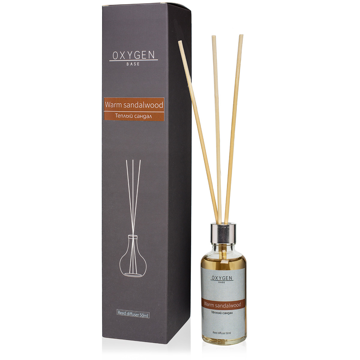 Ароматический диффузор Теплый Сандал, 50 мл.