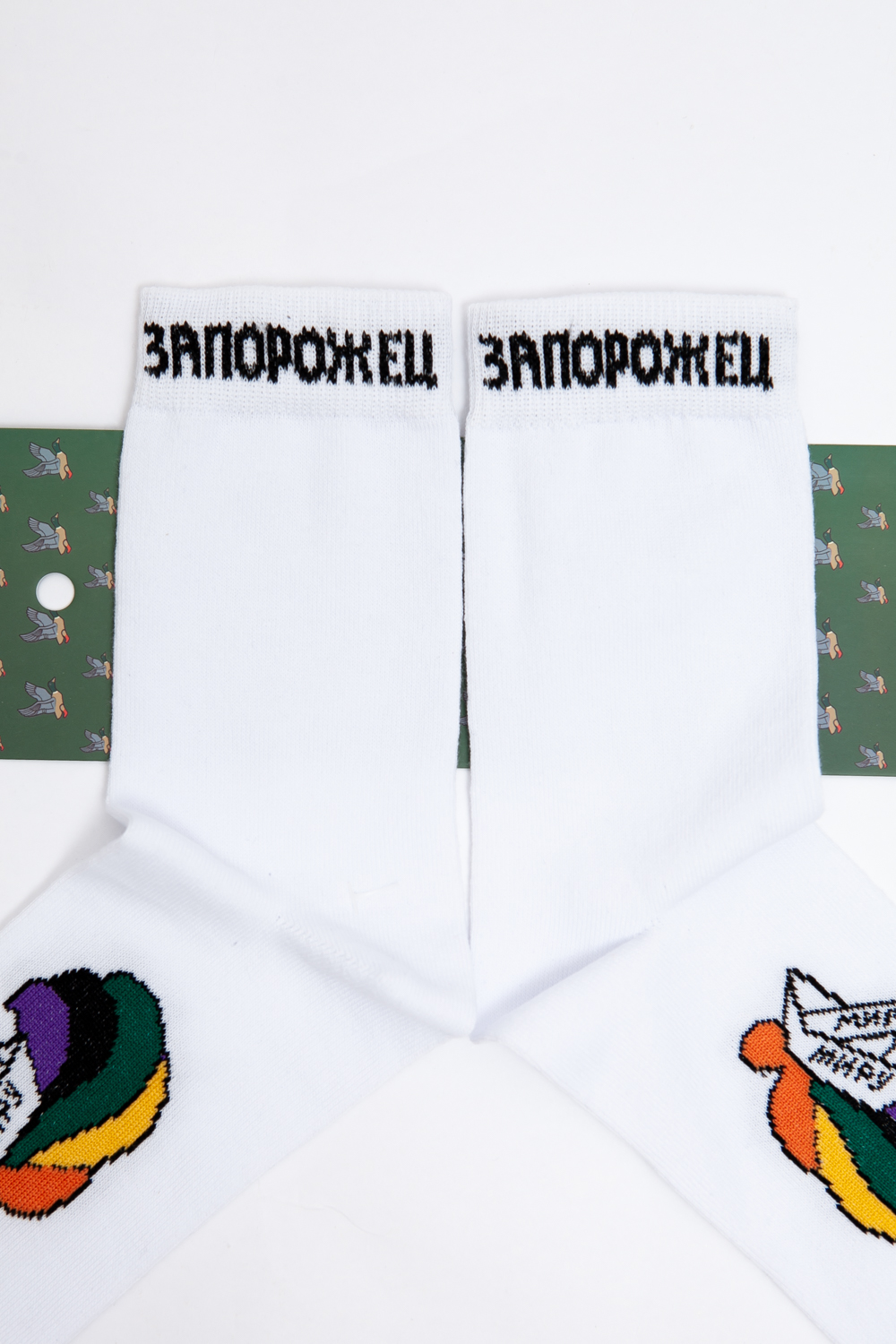 Носки Запорожец Мирный Корабль (Белый) 35-40