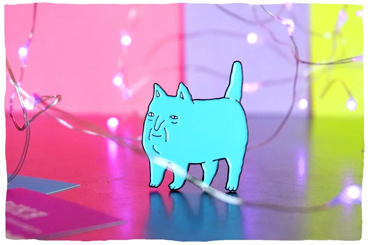 Значок ШКЯ Котишка