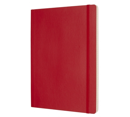 Записная книжка Classic Soft (в точку) ХLarge, красный