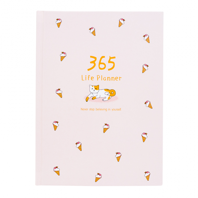 Ежедневник 365 Кот и мороженка