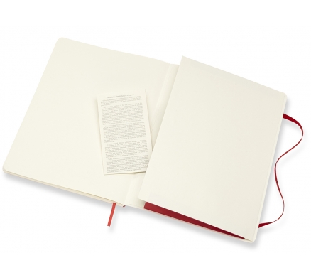Записная книжка Classic Soft (в точку) ХLarge, красный