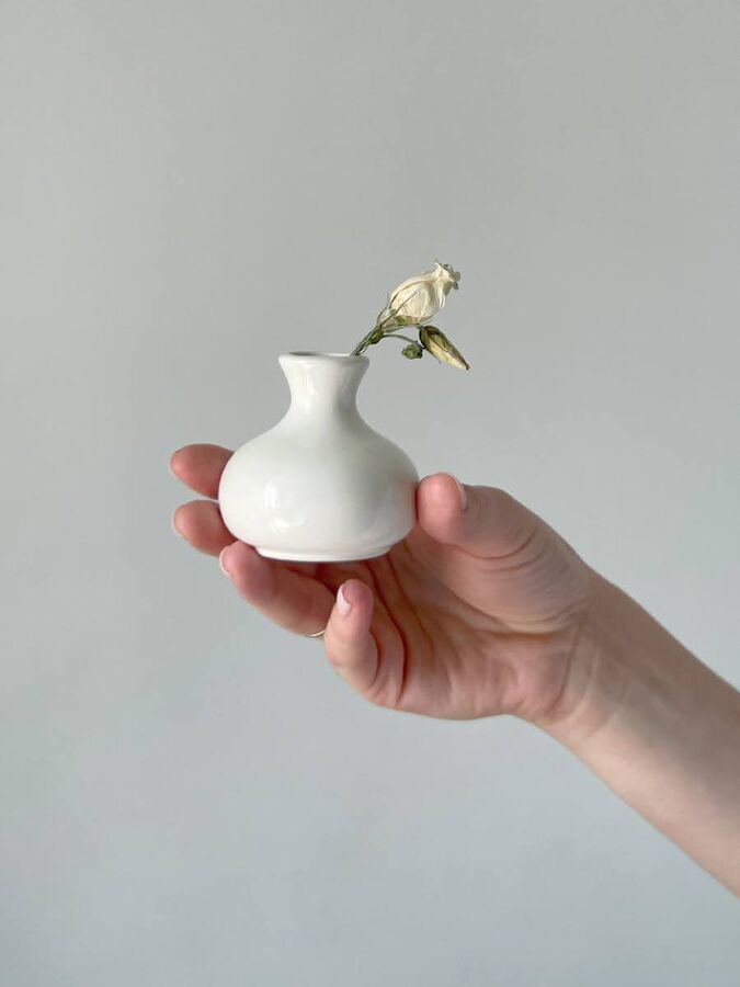 Вазочка диффузор белая