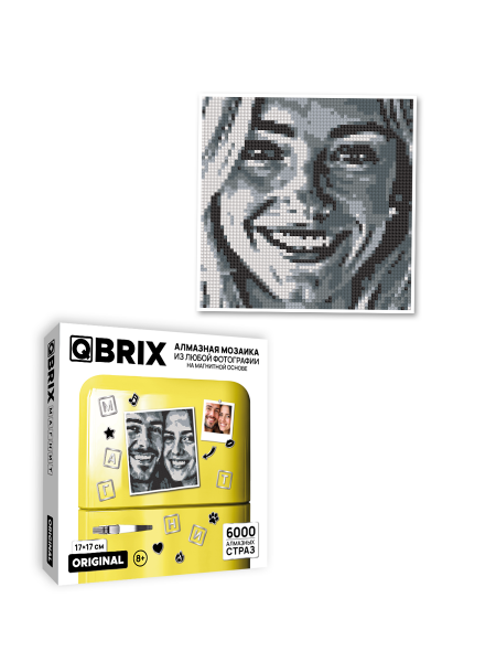 Алмазная мозаика Qbrix на магните Original