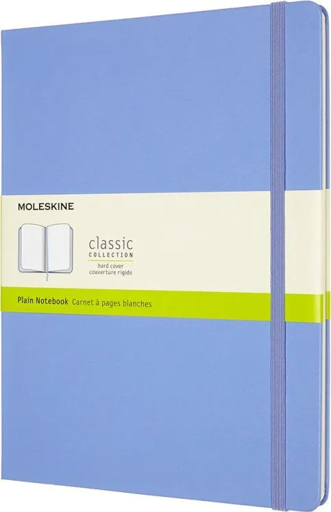 Записная книжка Classic XLarge (нелинованный) голубая гортензия