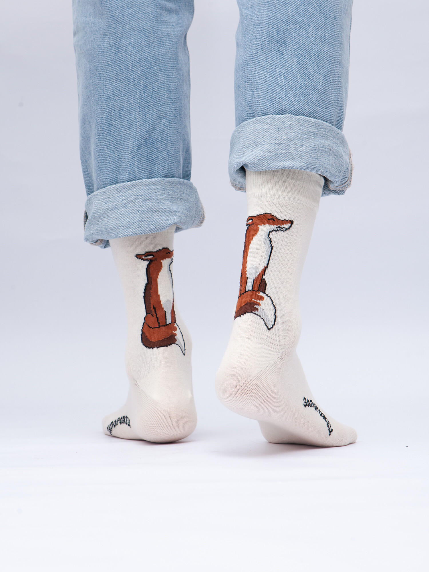 Носки Запорожец Лиса (Молочный, 35-40)