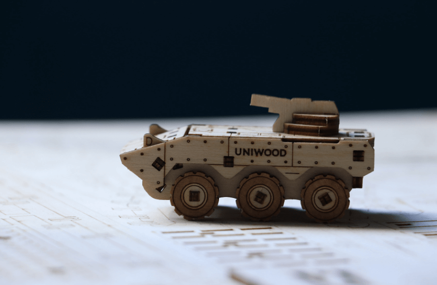 Деревянный конструктор Unit Armor