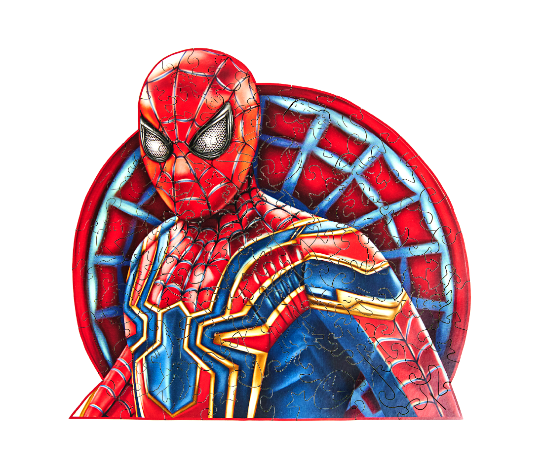 Деревянный пазл Человек Паук