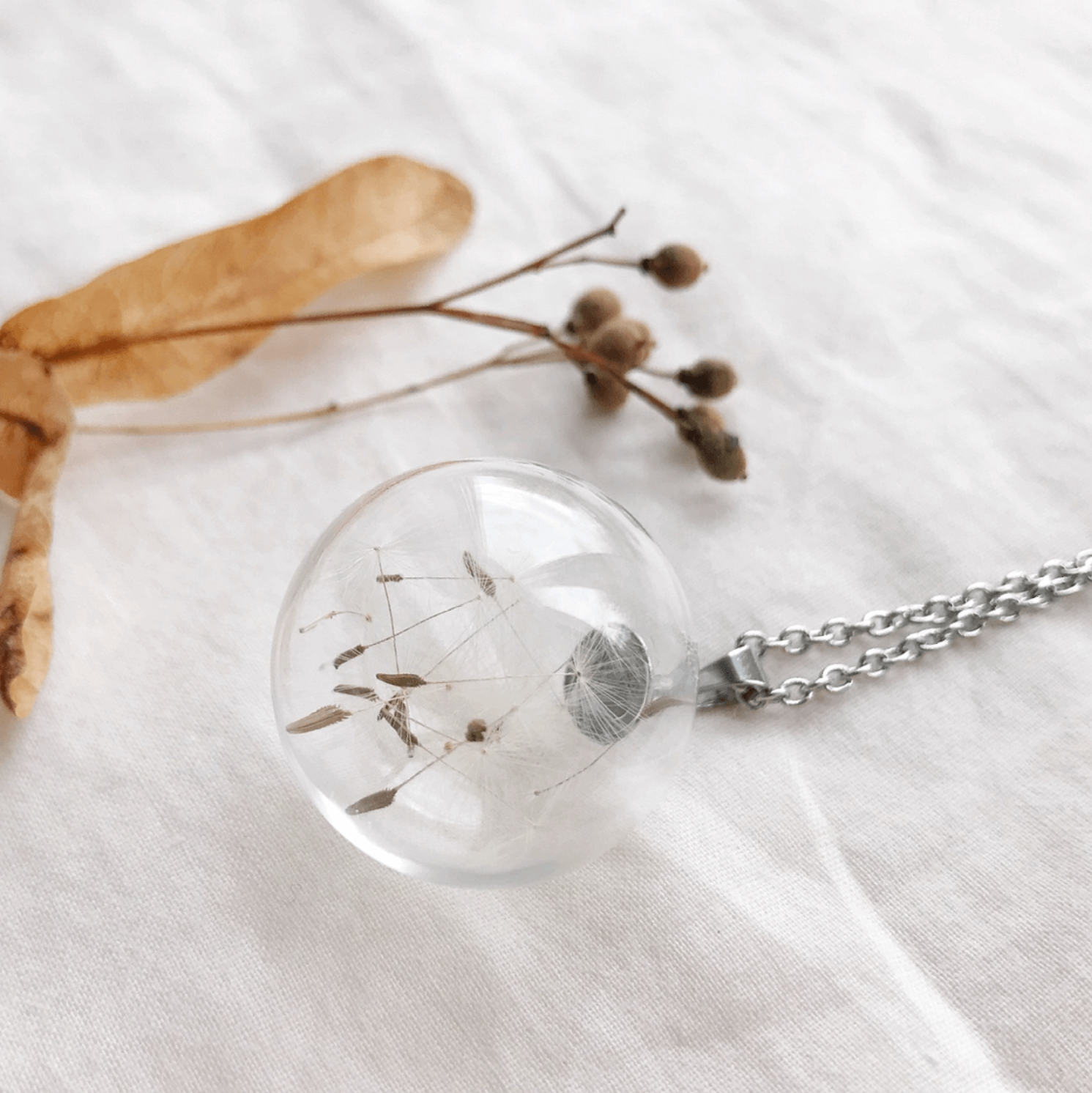 Кулон Glassbox одуванчик