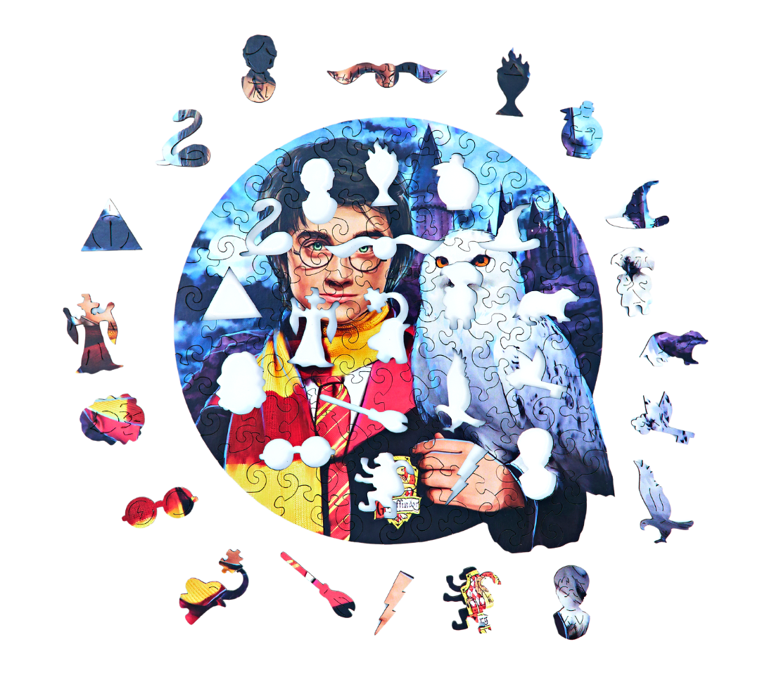 Деревянный пазл Гарри Поттер. Три Волшебника