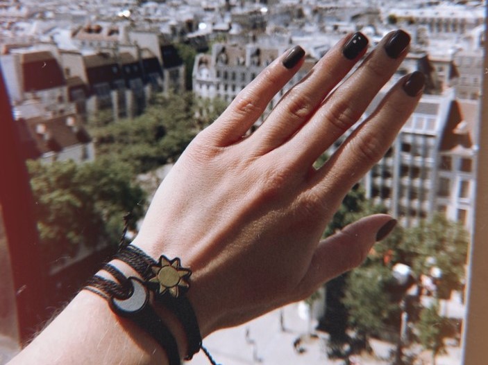 Браслеты парные День и ночь