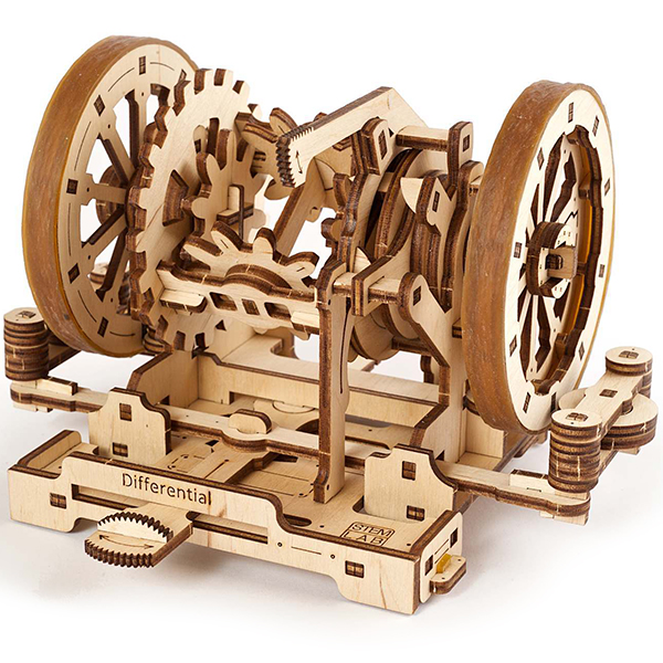3D-пазл UGears Дифференциал STEM