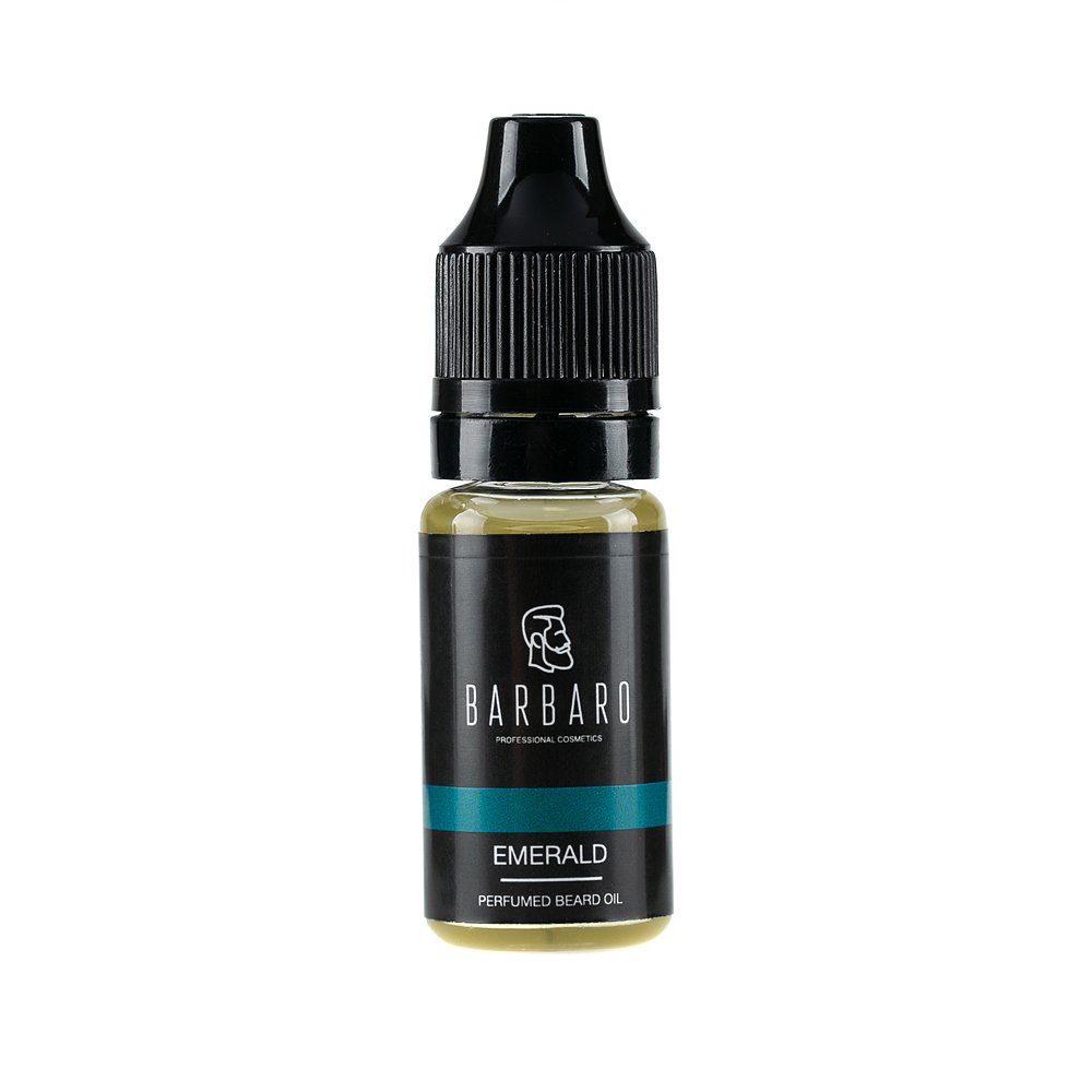 Парфюмированное масло для бороды Barbaro Emerald, 10 мл.
