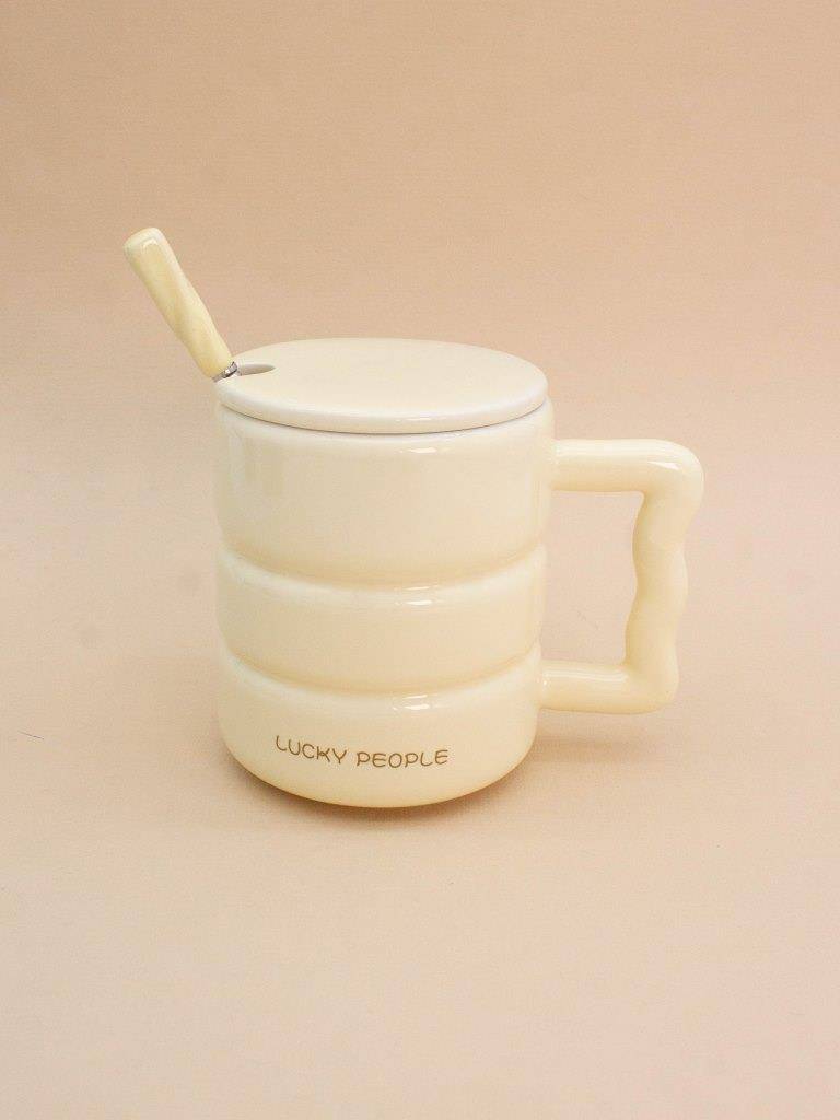 Кружка Lucky people (yellow), 400 мл