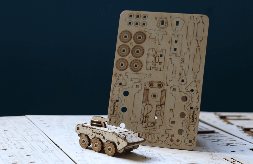 Деревянный конструктор Unit Armor
