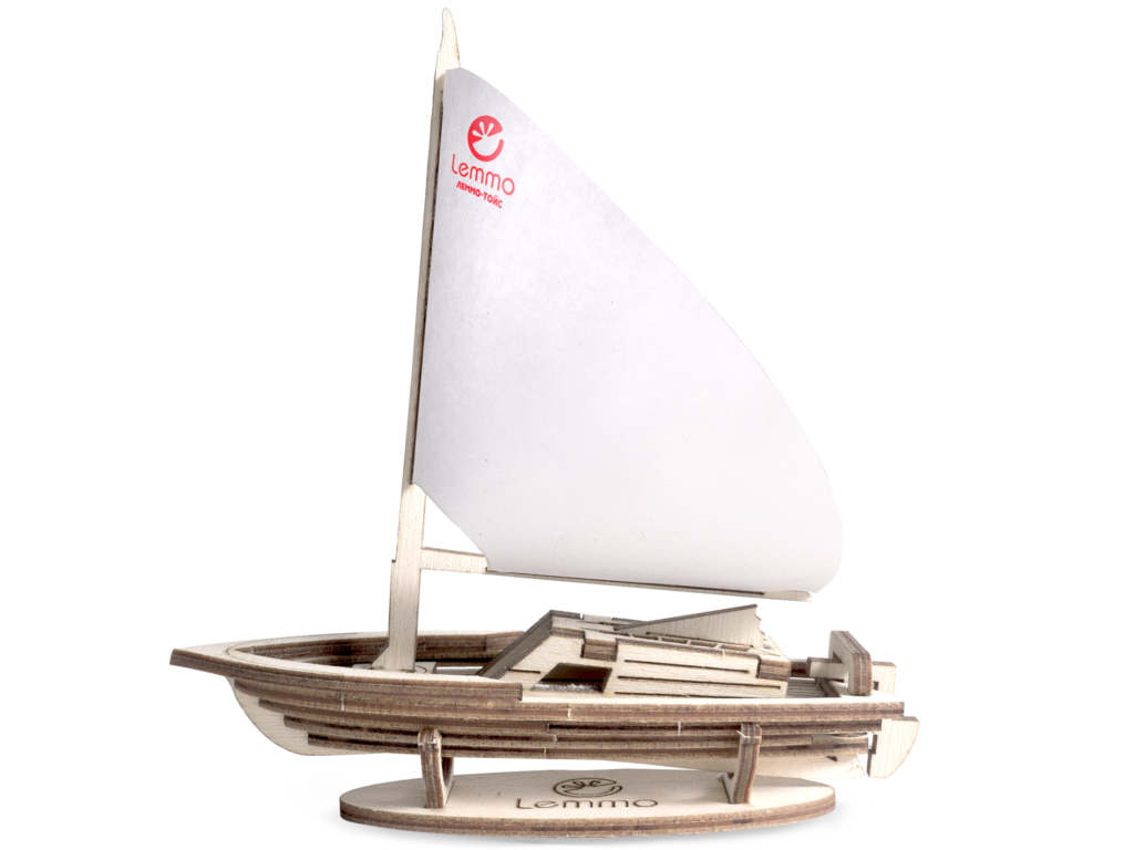 Сборная модель из дерева Lemmo Парусник Юнга