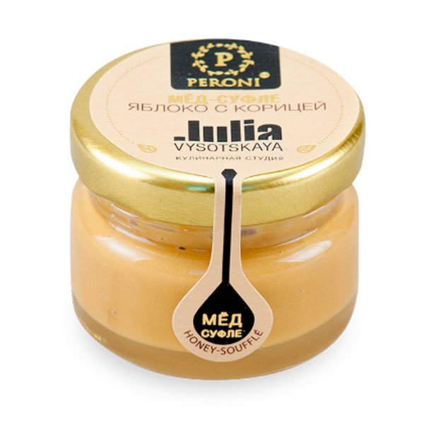 Мед-суфле Яблоко с корицей, 30 гр.