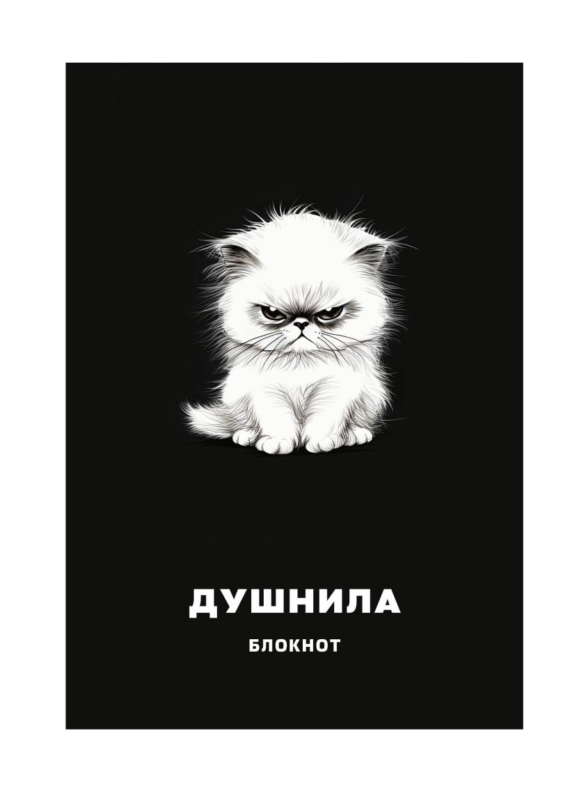 Блокнот Душнила (в клетку)
