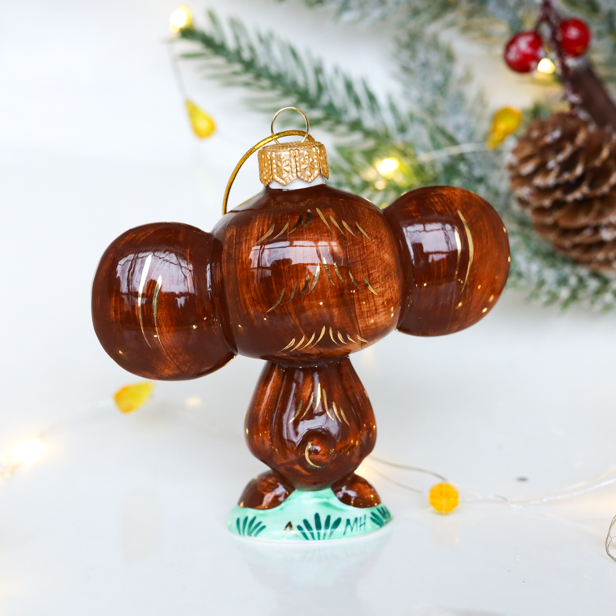 Елочная игрушка Чебурашка