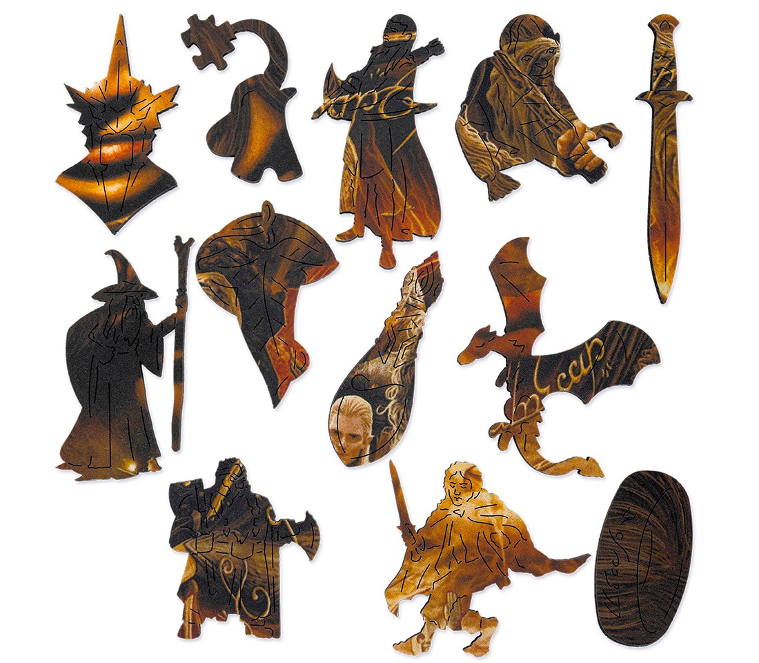 Деревянный пазл Властелин колец