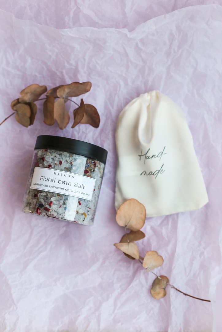 Соль для ванны Milush Лаванда 600 гр.