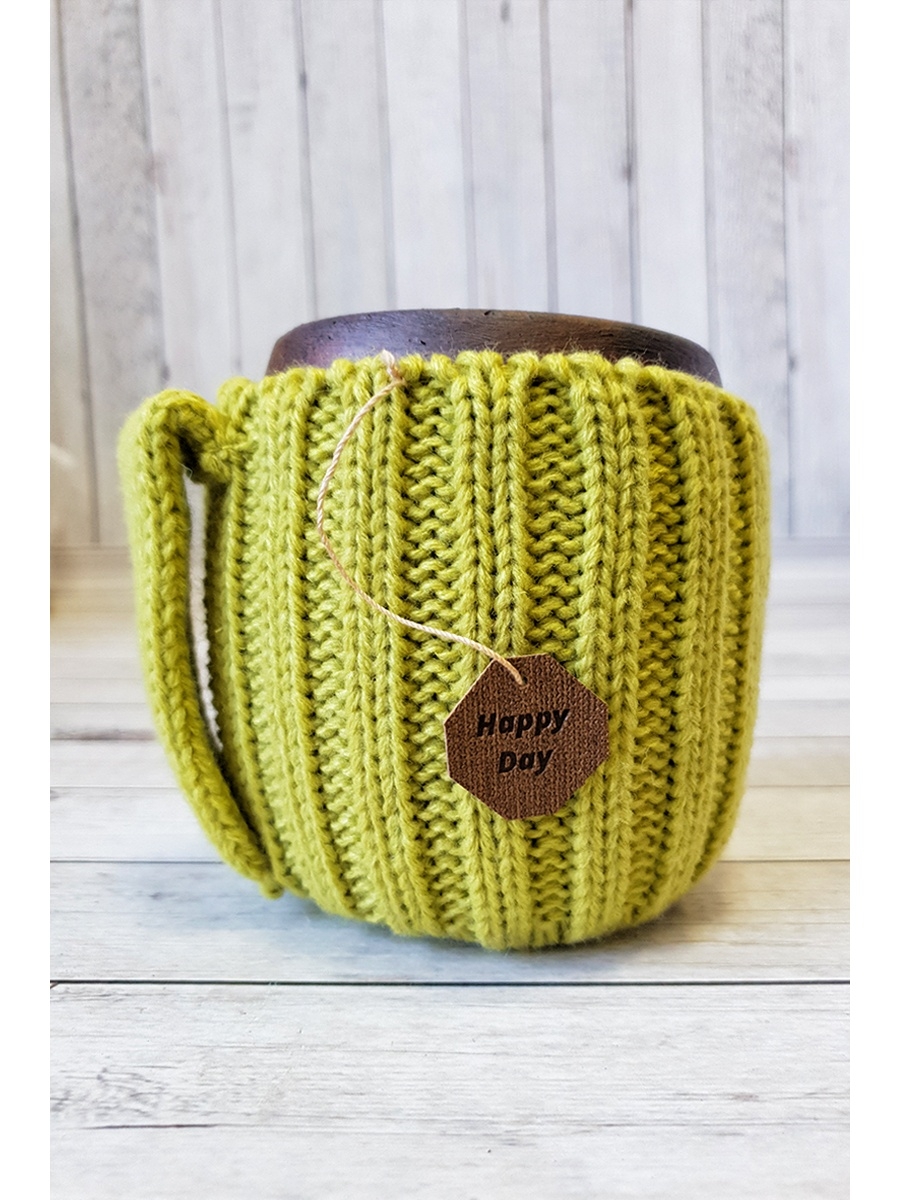 Вязаная кружка Липа