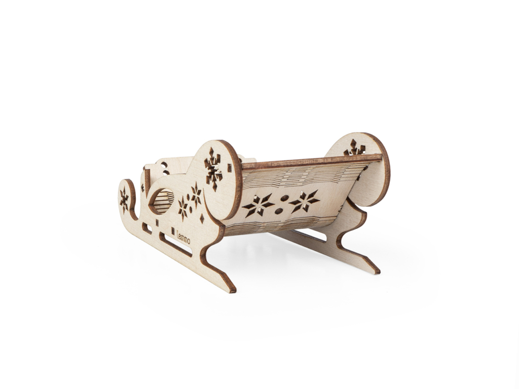 Набор для творчества новогодний Lemmo Рождественские сани