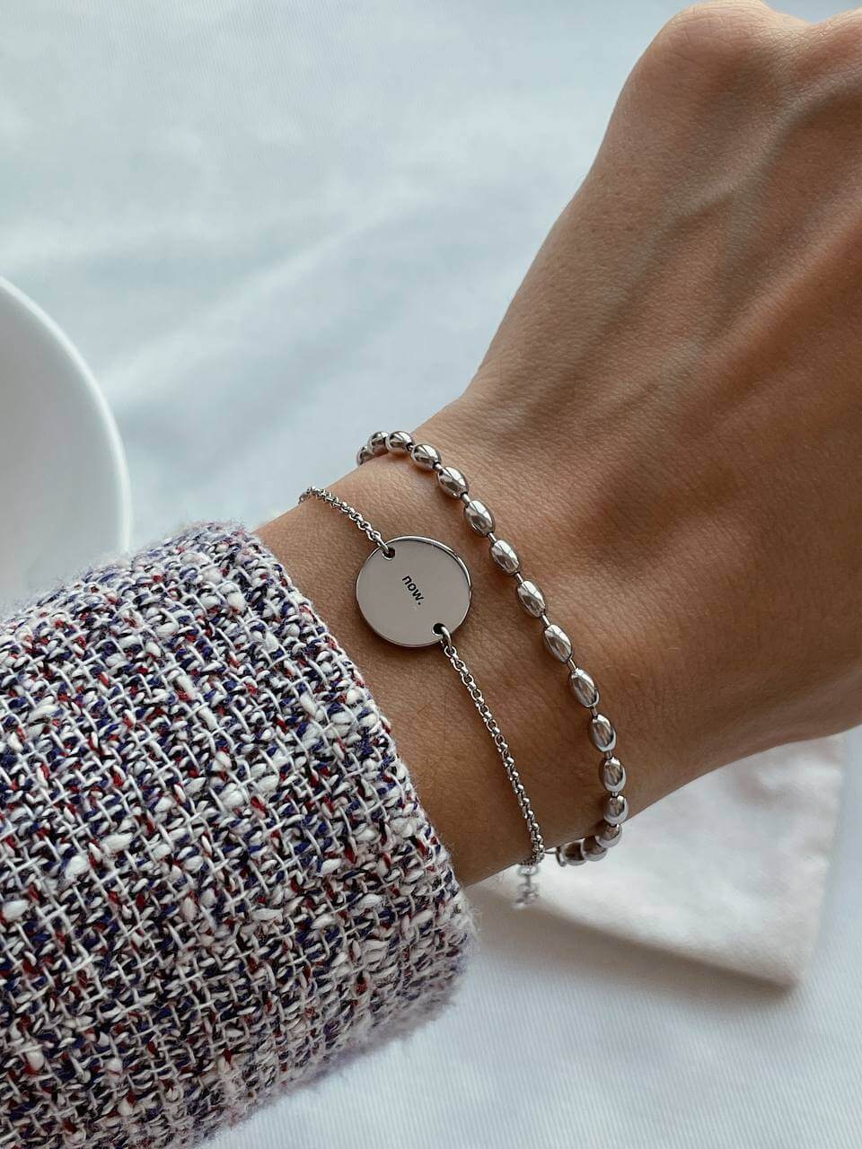 Браслет Minimal Рисинки (серебро)