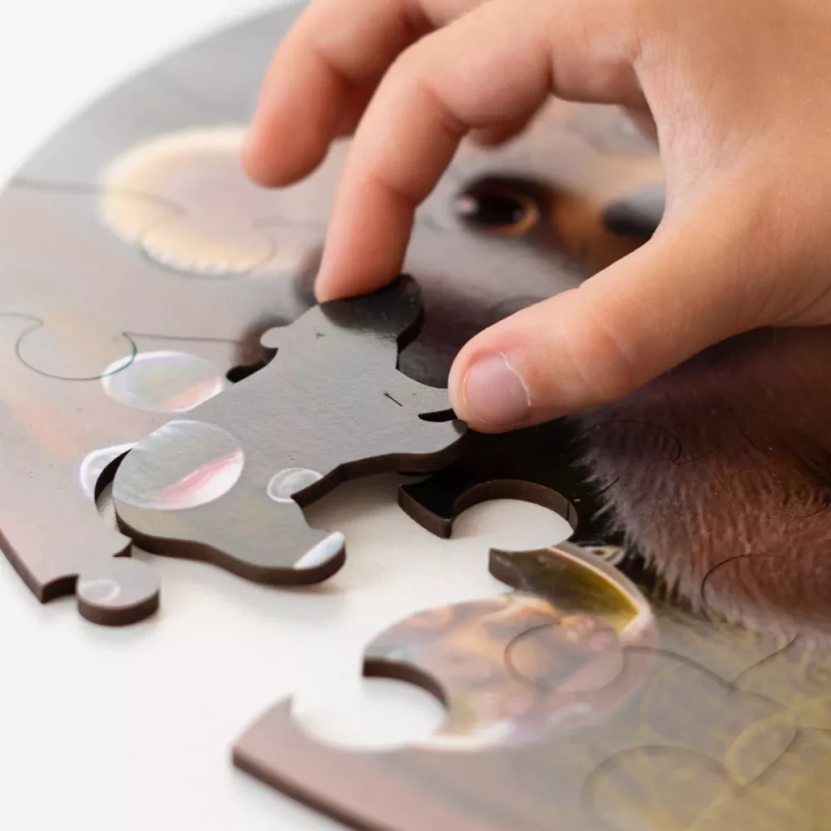 Деревянный пазл Bubblezz Медвежонок, 30 дет.