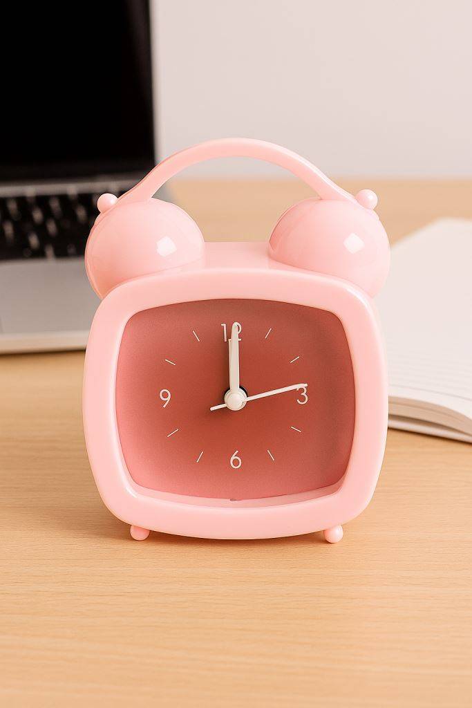 Часы-будильник Jelly (pink)