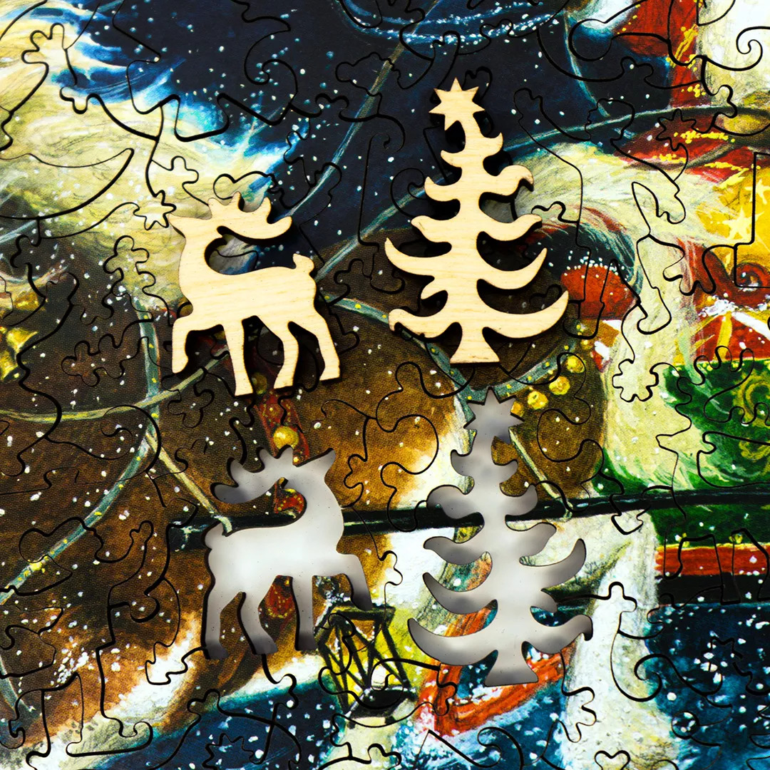 Пазл Дед Мороз спешит к тебе