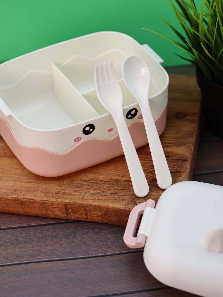 Ланчбокс Cute bunny (white), 1200 мл