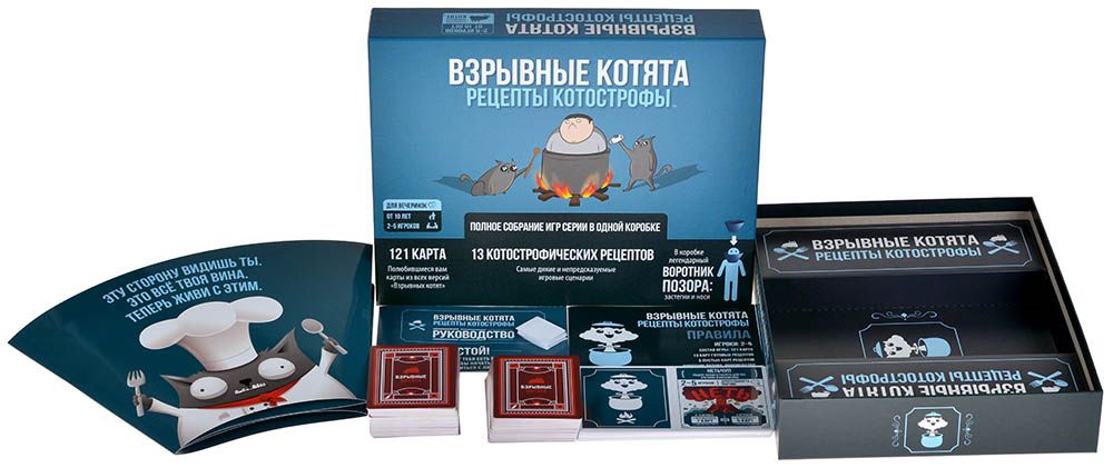 Настольная игра Взрывные котята: Рецепты котострофы