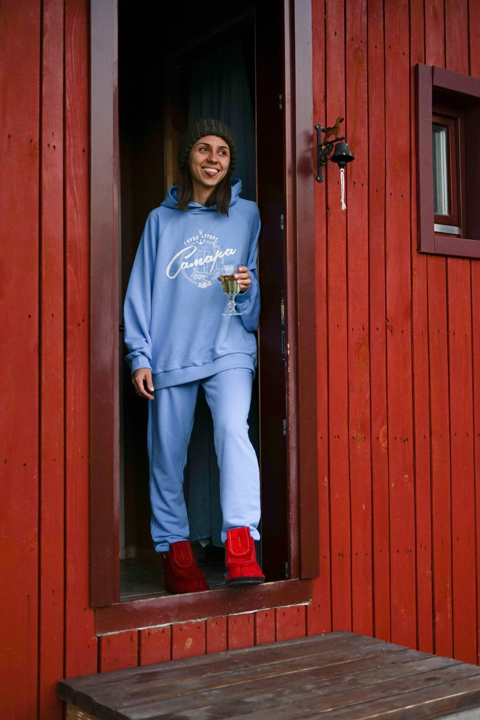 Худи Самара - город-курорт (голубой)