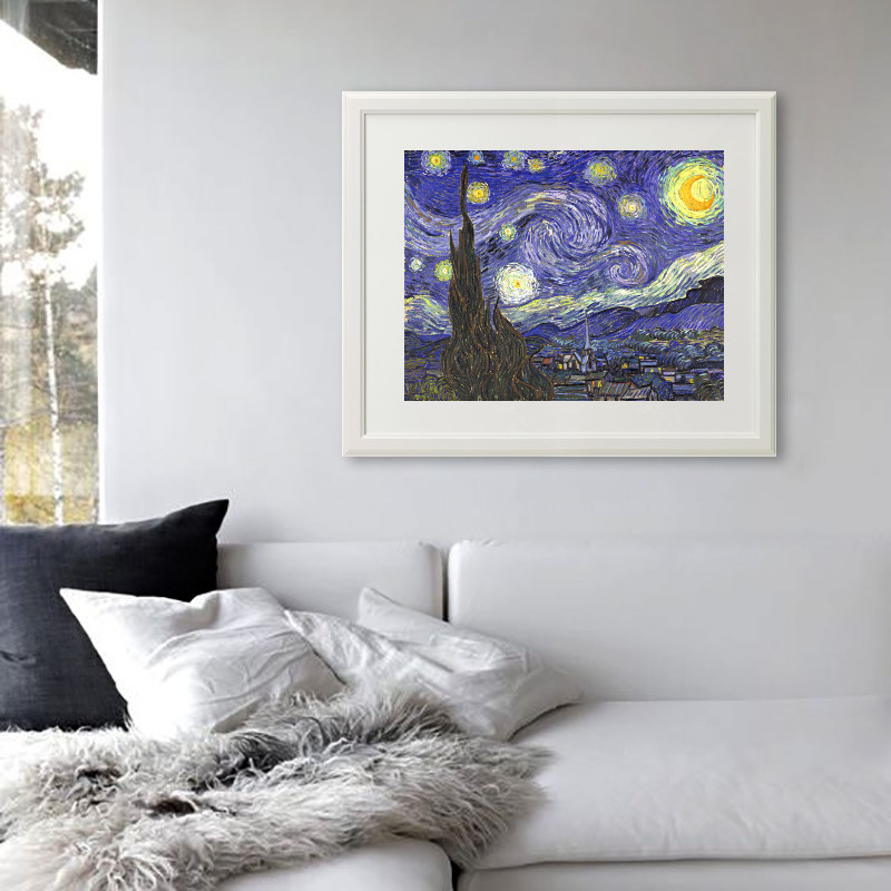 Алмазная мозаика Звездная ночь 40х50 см