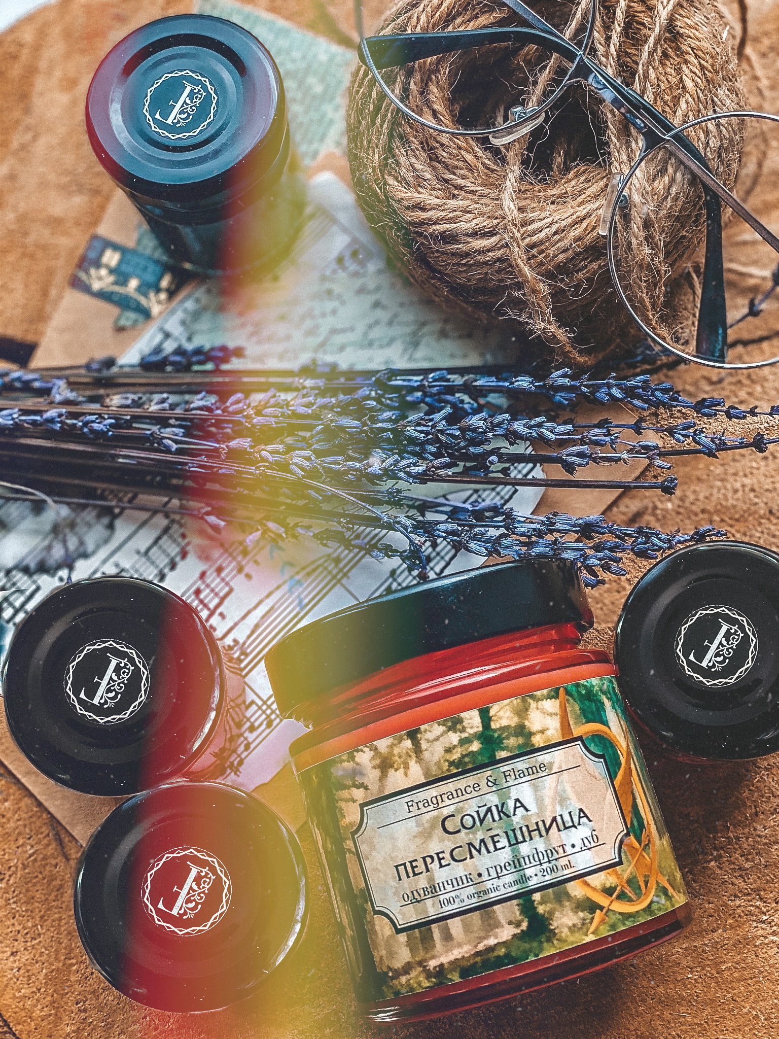 Ароматическая свеча Сойка-пересмешница 200 мл.