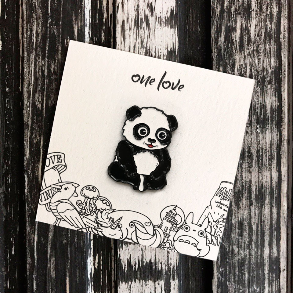 Значок-пин Панда