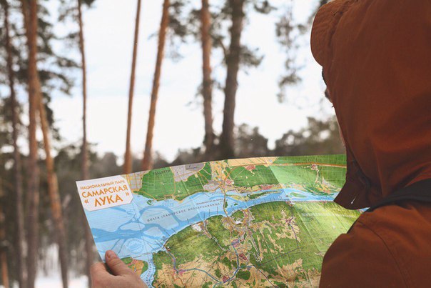 Карта Самарской Луки