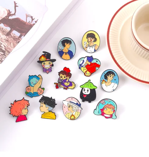 Пин металлический Pinchi Персонажи Миядзаки. Поньо