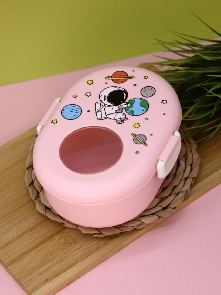 Ланчбокс Space adventures (pink)