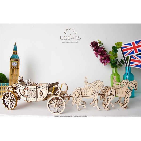 3D-пазл UGears Королевская карета