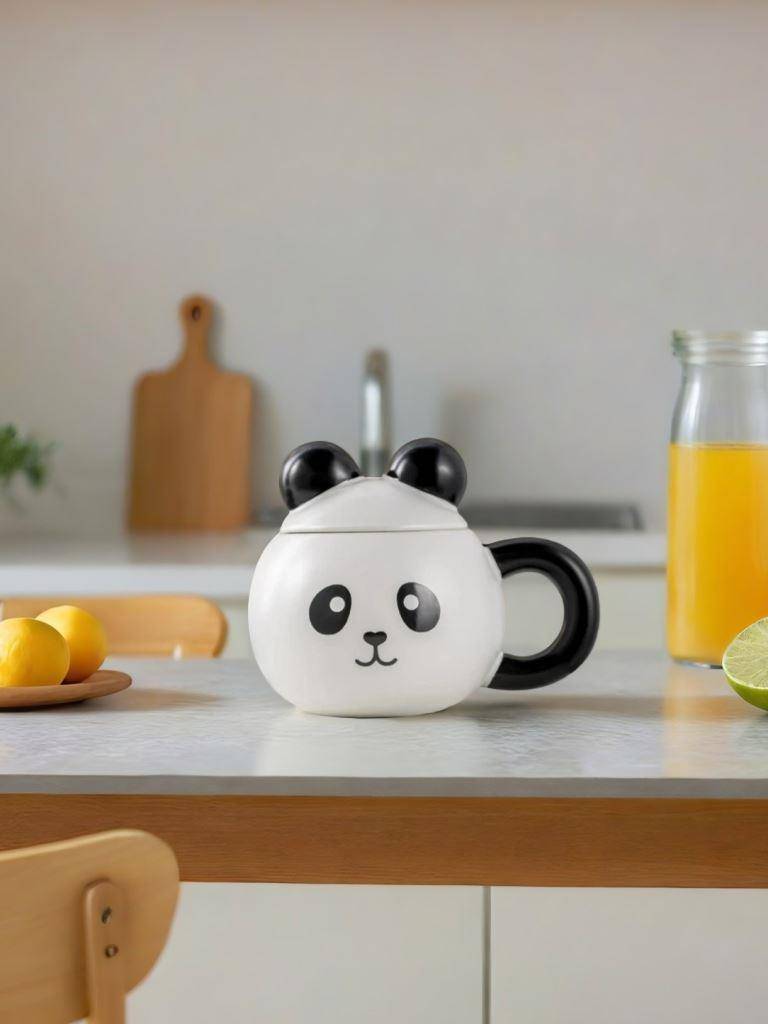 Кружка Bubble panda (white), 420 мл.
