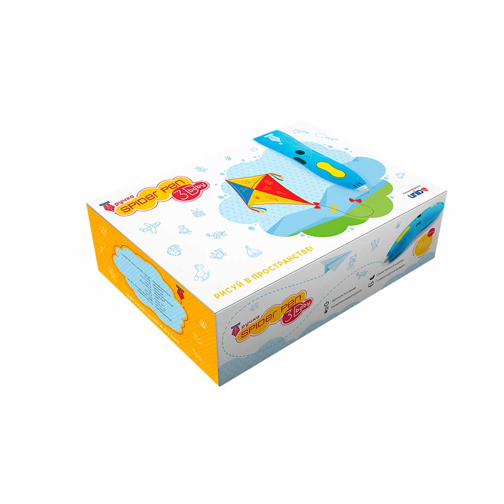 3D ручка Spider Pen Baby, голубой