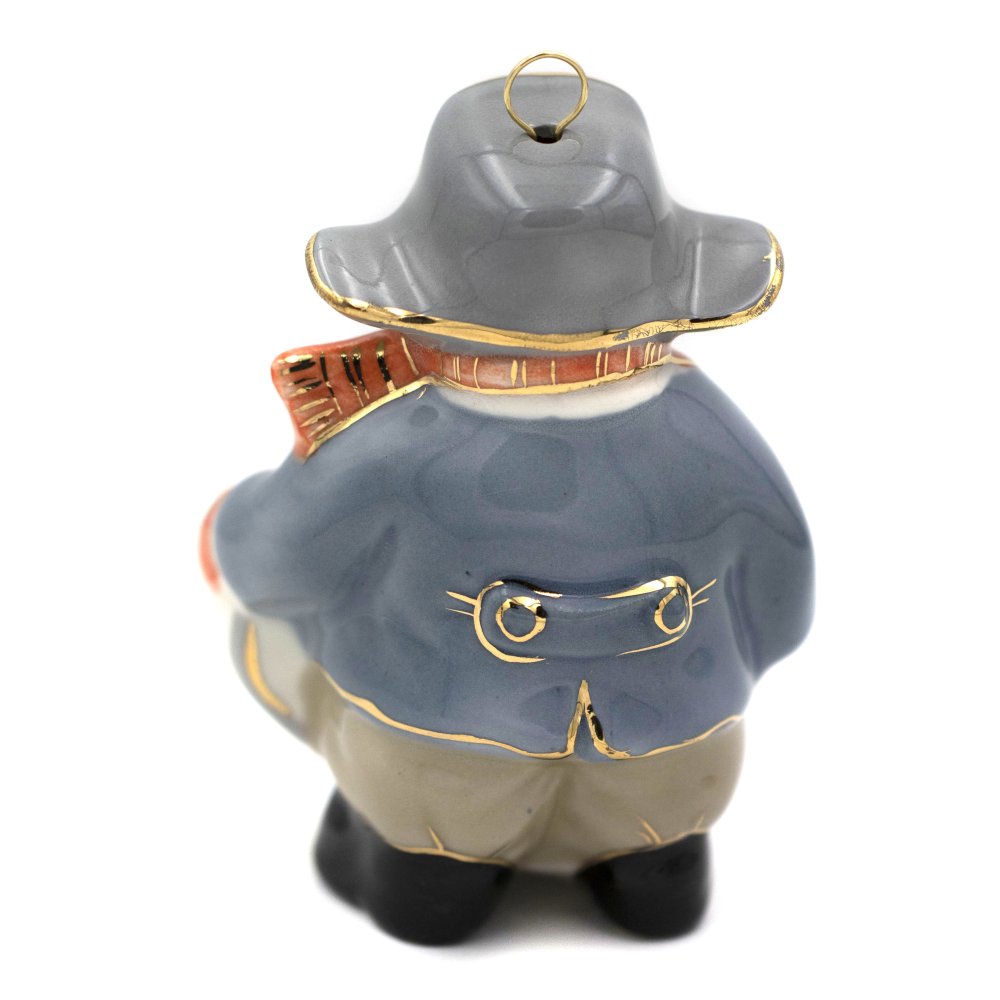 Елочная игрушка Мальчик с санками