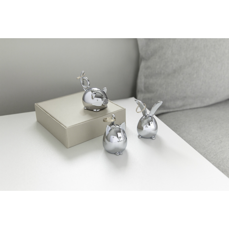 Подставка для колец Squiggy Кролик хром