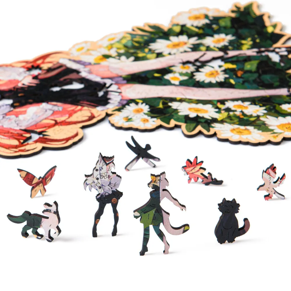 Деревянный пазл Аниме - Тян L