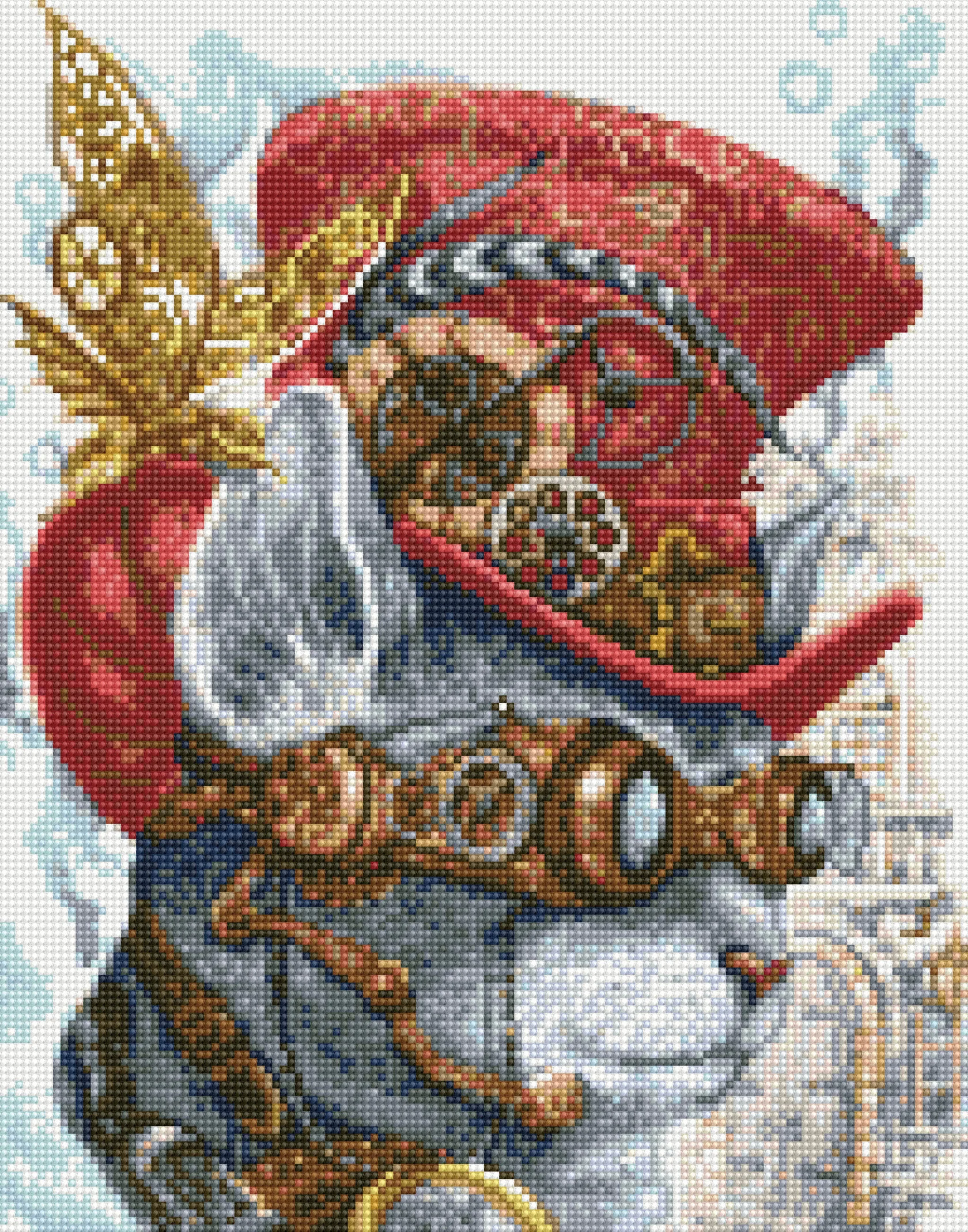 Алмазная мозаика Кот сюрреалист 40х50 см